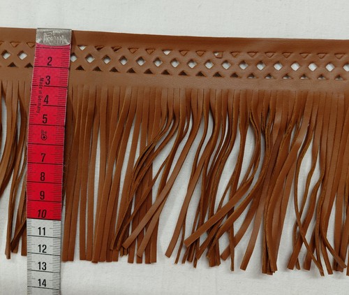 Kunstleder fransenborte cm - fransenborte, 12