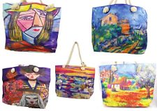 Handtasche Strandtasche Damen Avangarde Canvas Kunstmotive 