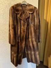 Pelzmantel, Bisam, Echtpelz, Gr. 44, gebraucht