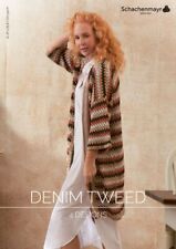 Schachenmayr Booklet Denim Tweed 2.0 - 4 Designs Anleitung Stricken Häkeln Heft
