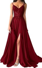 NEU Chiffon Ballkleider Lang