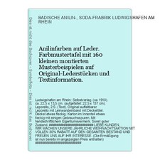 Anilinfarben auf Leder