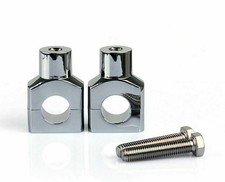 Lenker risers chrome billet - lenker,
