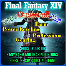 FF XIV Dawntrail Power Leveling Farm Job Boost FF 14 Boosting Service PSN XBOX
