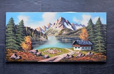 Ölgemälde nach BOB ROSS 40x80 Kostenloser Versand