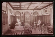 Ansicht Meißen-Spaar, Innenansicht des Weinrestaurant C. Umlauft 