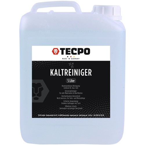 Tecpo kaltreiniger - tecpo, 5l