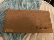 Excelsior Zigarrenkiste Aus Holz Vintage Sammlerstück Holzkiste Holzbox Deko