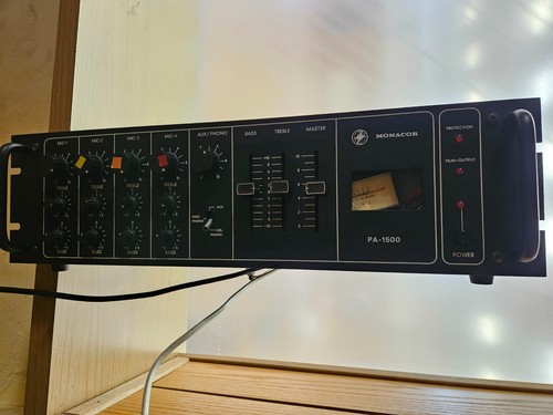 Monacor 1500 mixing - monacor, pa-1500