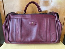 Pierre Cardin Weekender Reisetasche echt Leder Farbe Bordeaux TOP Zustand!