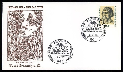 Brd bund fdc 1972 - bund,