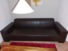 Verkaufe mein gut erhaltenes braunes Ledersofa Breite 240 , Tiefe 95 , Höhe 92