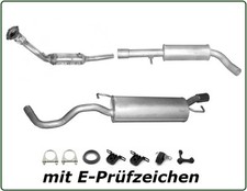 Auspuffanlage mit Kat AUDI TT 1.8 T Mitteltopf + Endschalldämpfer + Katalysator