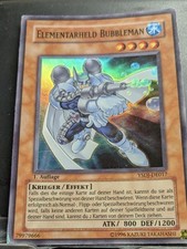 Yo-Gi-Oh. Elementarheld Bubbelman. Holo. 1 Auflage.YSDJ. Nr. 79979666