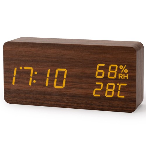 Wecker aus holz - wecker,