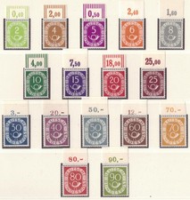 Posthorn Mi Nr. 123 - 138 v