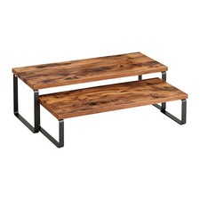 Tischregal Küchenregal Regalorganizer Mini-Regal stapelbar 2-teilig Regalset