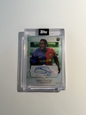 Topps FC Barcelona Triplete 2008/09 Yaya Toure Autogramm /75