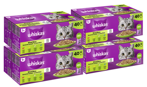 160x85g whiskas katzenfutter - whiskas,