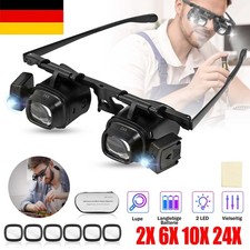 LED Brillenlupe Lupenbrille
