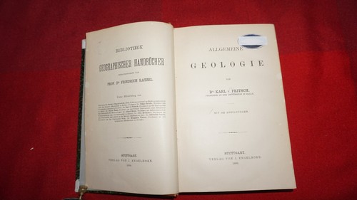 Allgemeine geologie karl - -, dr.