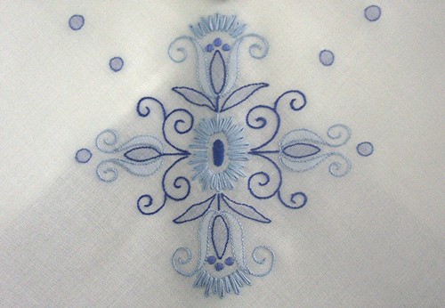 Stickdecke 80x80 - , cm