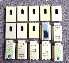 15x Lego Burg Mauer Turm