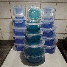 Lockn Lock Dosen - 15 Stück, nestbar in Azurblau und Grün NEU ♥ 