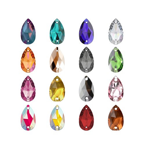 Swarovski kristalle 3230 pear - kristalle,
