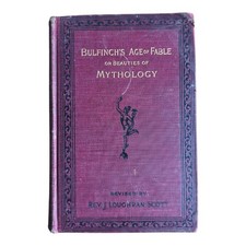 Antikes Bulfinch's Age of Fable Mythology Buch - Viktorianisch Hardcover