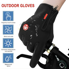 Winter Handschuhe Fahrrad Wasserdicht Touchscreen Fahrradhandschuhe Damen Herren