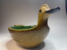 Bitossi Ente Keramik Italy Erdnuss Schale Pottery Ceramic Studio 50er 60er mid