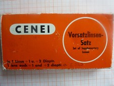 CENEI Nahlinsensatz 1+2 Dioptren 35,5 mm | Einstellungstabelle | passt SMENA SL