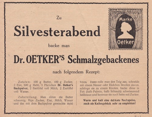 Oetker werbung reklame - oetker,