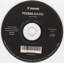 Canon Drucker-Installations-CD-ROM PIXMA MG490