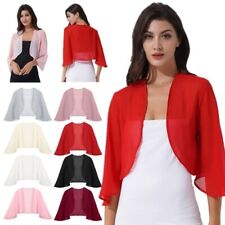 Frauen Jacke Hochzeit Cape Kleid Cardigan Braut Wraps Party Schals Schultern
