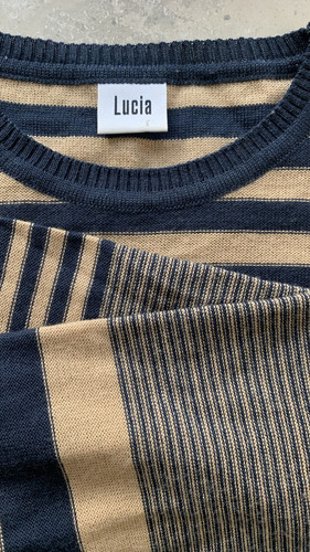 Ringel pullover mit lurex - ringel,