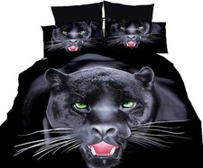 Bettwäsche 3D – Schwarzer
