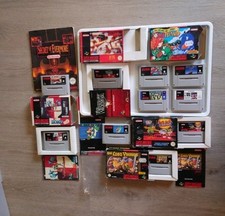 Nintendo SNES 10 Spiele Module Sammlung Konvolut Super Zustand Teilweise OVP