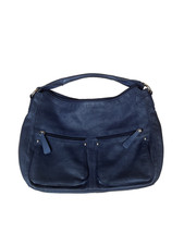 Fenn Wright Manson Studio Tote Bag Ledertasche Dunkel-Blau Hobo Bag Shopper