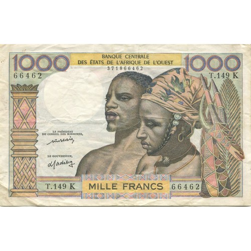 Geldschein west african - geldschein,,