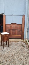 antikes Jugendstil Bett  inkl. Nachtkommode / passender Kleiderschrank / Kommode