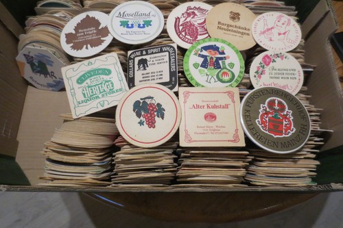 Alte bierdeckel thema wein - alte,