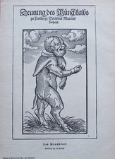 Das Mönchskalb Karikatur auf