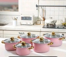 Stoneline  Kochtopfset Rosa