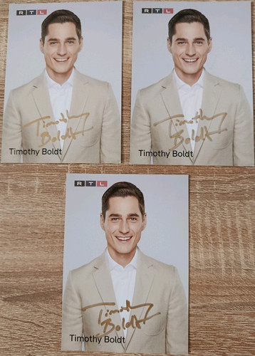 Timothy boldt autogrammkarte - timothy,