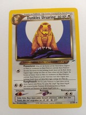 Pokémon Dunkles Ursaring 21/105 Neo Destiny | Rare | Deutsch | Near Mint