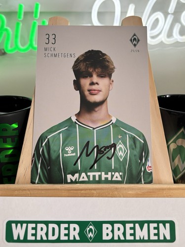 Werder bremen autogrammkarte - werder,