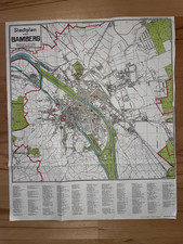 BAMBERG - Stadtplan von