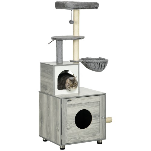 Pawhut katzentoilette gehege - katzentoilette,